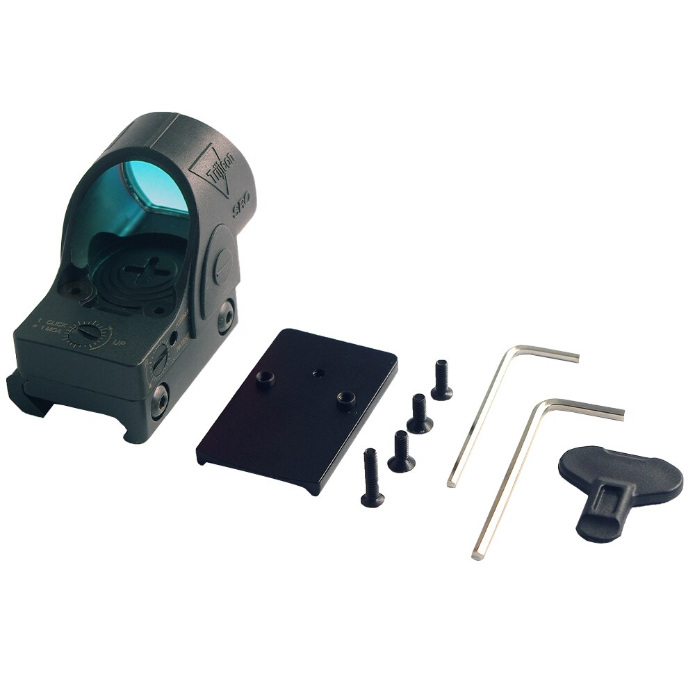 Magorui Colorful RMR SRO Red Dot Sight Collimator Glock / Rifle Reflex Sight Scope fit 20mm Weaver Rail For Hunting Rifle