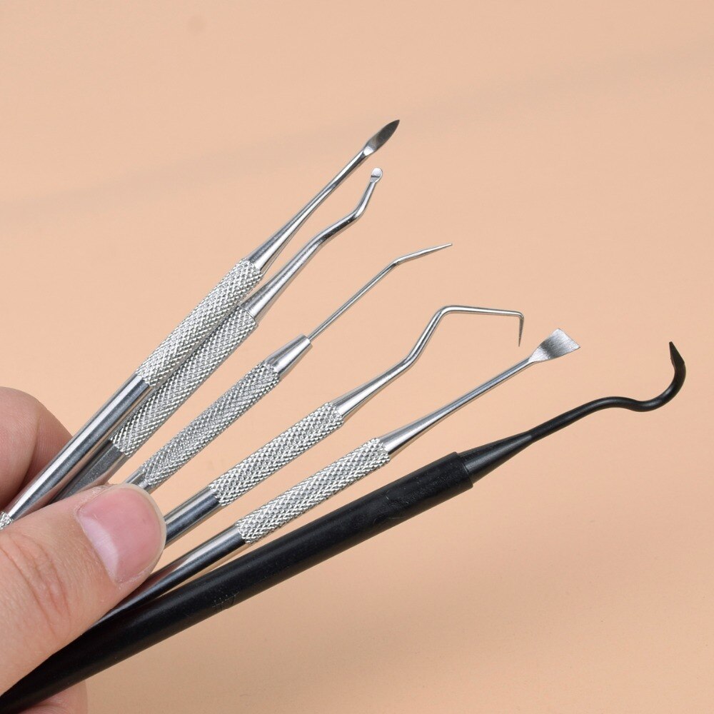 9pcs/Set Gun Cleaning Kit Set Brass Steel Nylon Brush Stainless Steel Nylon Pick Tactical 22LR Rifle Pistol Gun Cleaning Tool