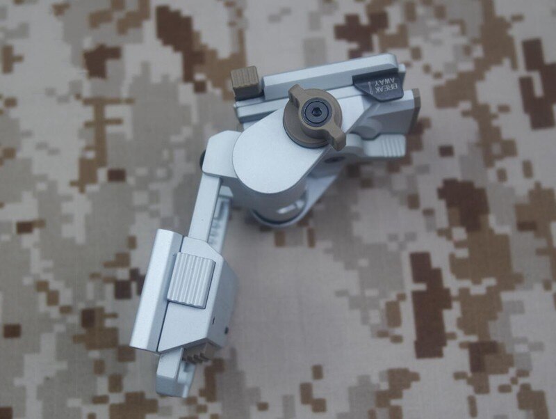 CQC Aluminum L4G24 Airsoft Tactical Helmet NVG Mount For Night Vision Goggle AN/PVS-7 14 15 18 21