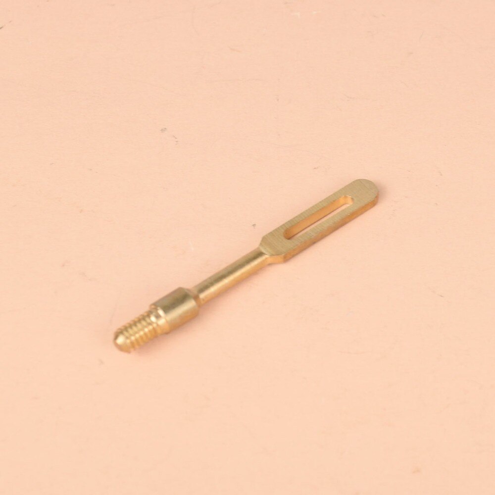 .22 .30 .40 410GA 12GA Gun Cleaning Jags Brush Kit Brass Spear Pointed Jags Slotted Cleaning Patch Loops Gun Cleaning Brush Kit