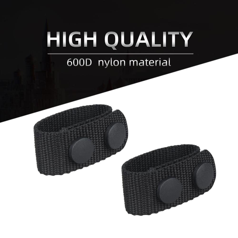 Duty Belt Keeper with Double Snaps for 2¼” Wide Belt Security Tactical Belt Police Military Equipment Accessories (Set of 4)