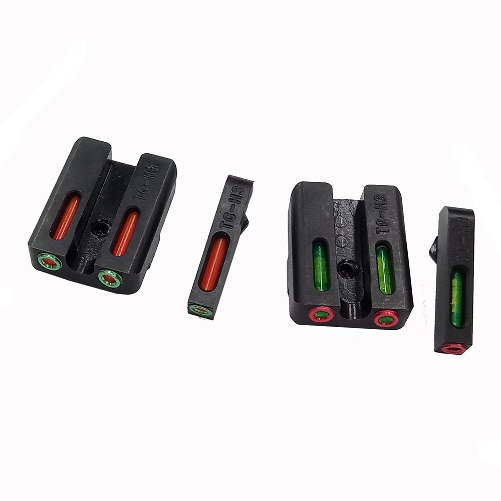 Fiber Optic Sight Set-Red /Green Front Rear Sight For Glock