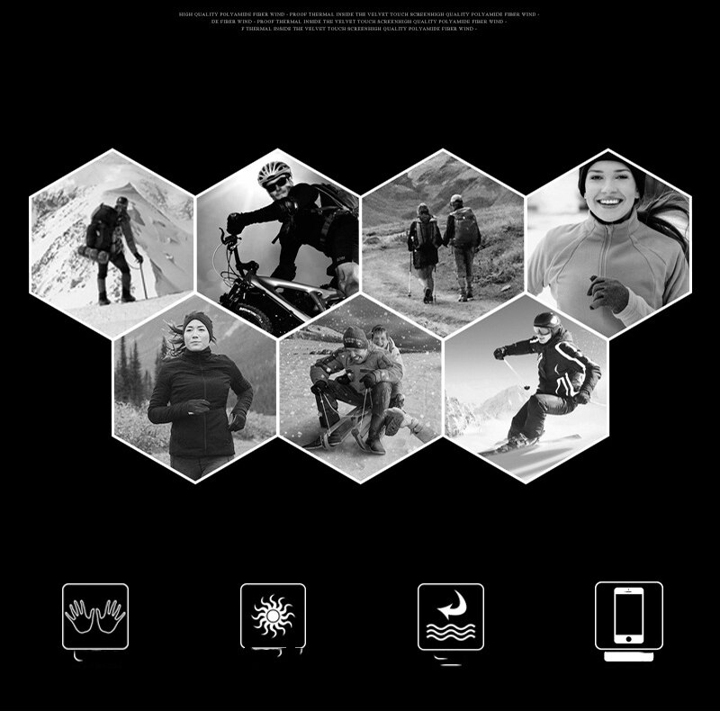 wholesale Outdoor Winter Cycling Touch Screen Camouflage Gloves Men Women Fleece Windproof And Warm Sports Gloves For Hiking