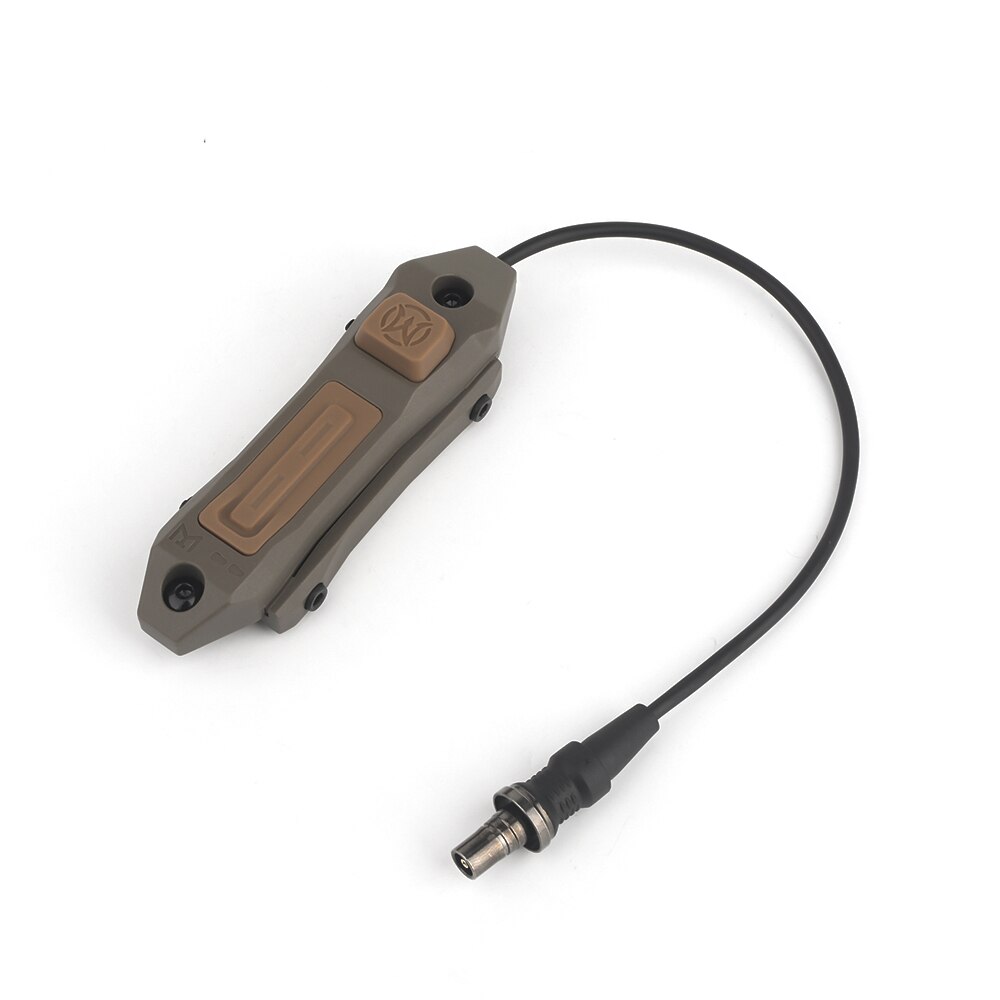 Airsoft Surefir M300 M600 Scout Light Dual Button Tape Switch Hunting Rifle Augmented Switch for Keymod M-lok Picatinny