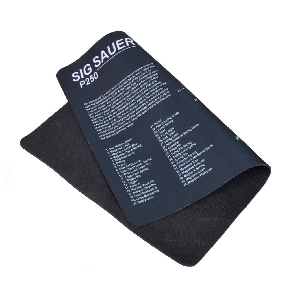 Punisher Gun Cleaning Mat for CZ Shadow 2 SA  Glock  Gunsmith Bench Block With Parts Diagram and Instructions Roll Pin Punch Set