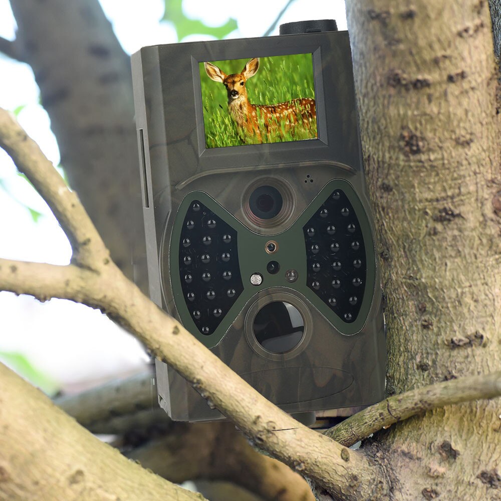 Hunting Trail Camera 16MP 1080P Night Vision Photo Traps Wildlife  Cameras Digital Infrared Cams  HC300A