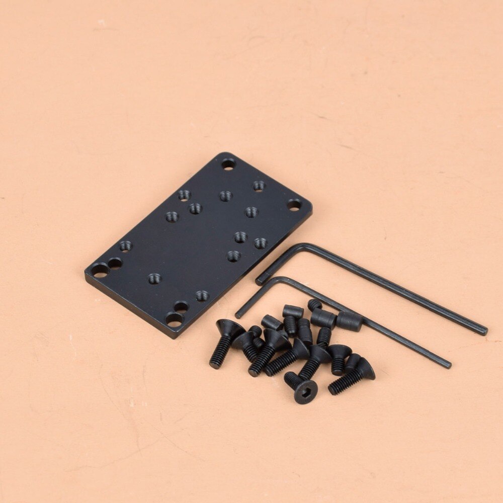 Universal Red Dot Sight Glock Rear Sight Mount Plate Base Mount Pistol Accessories For Venom  Viper RMR Vism etc