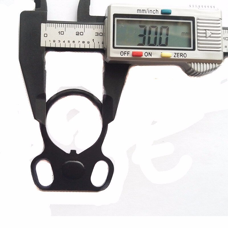 AR15 Tactical Single Point Sling Strap + Dual Plate Mount Bungee End Plate Mount Adapter