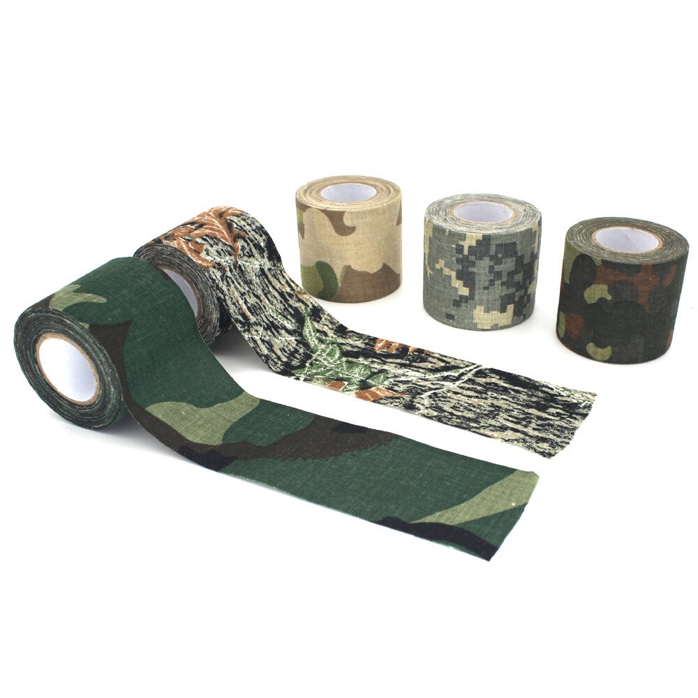 Outdoor Bionic Camouflage Cloth Tape Cotton Cloth Substrate Equipment Winding Tape 4.5*500cm