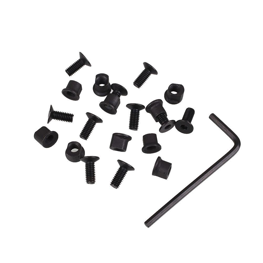 10 Pack KeyMod Screw and Nut Replacement Set for Keymod Rail Sections