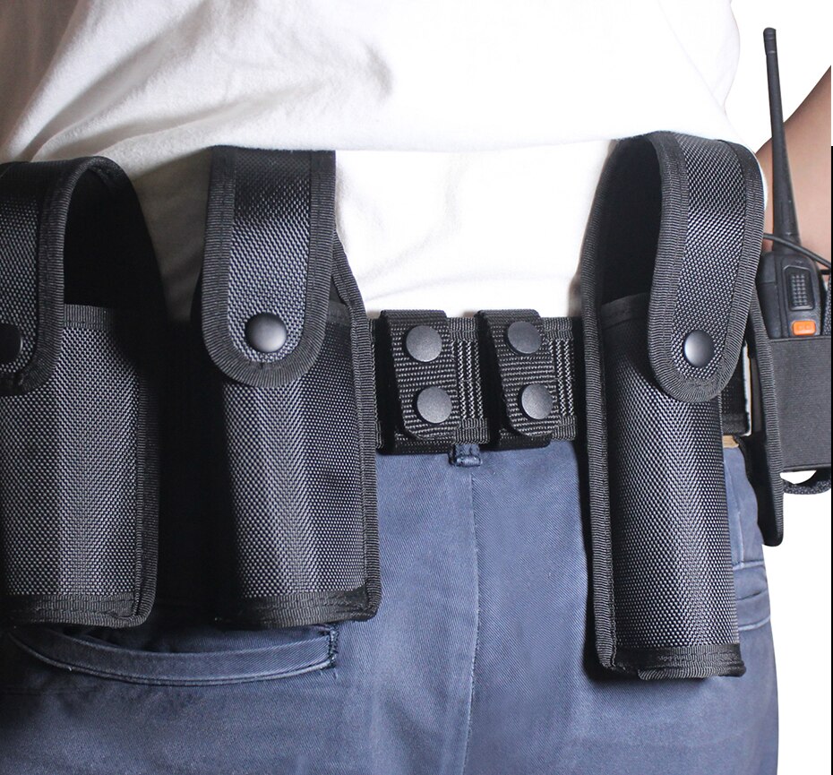 Duty Belt Keeper with Double Snaps for 2¼” Wide Belt Security Tactical Belt Police Military Equipment Accessories (Set of 4)