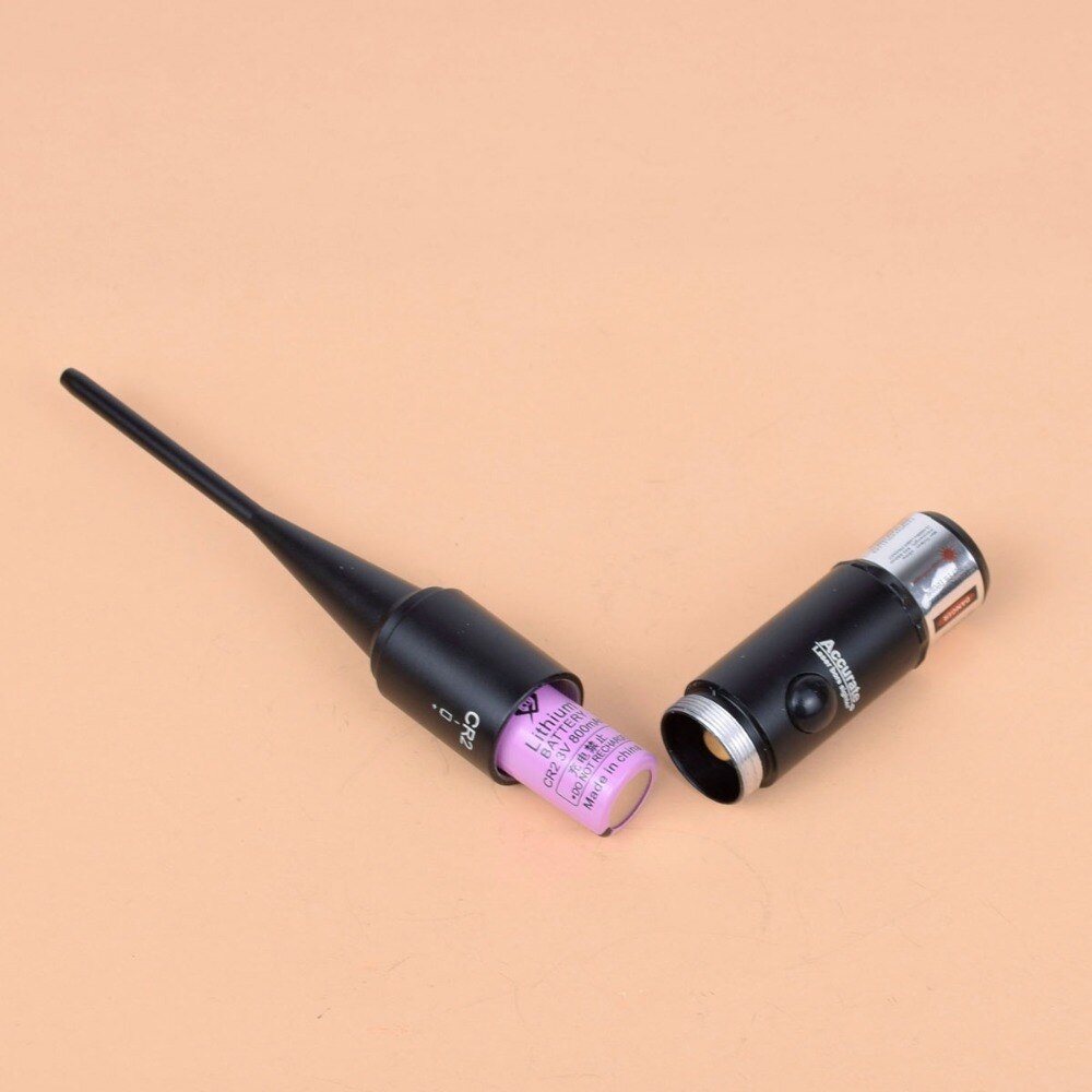 Hunting Green Red Laser Boresighter Kits Green Red Dot Bore Sight with On Off Switch for .22 to .50 Caliber Riflescope