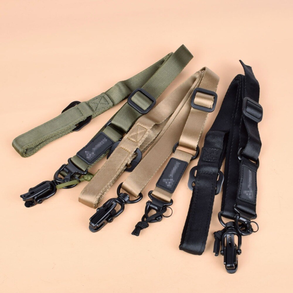 MS2 double 2 point Tactical Multi-Mission Rifle Sling Gun Strap System Mount Set Suitable GBB AEG Stock QD Sling Swivel