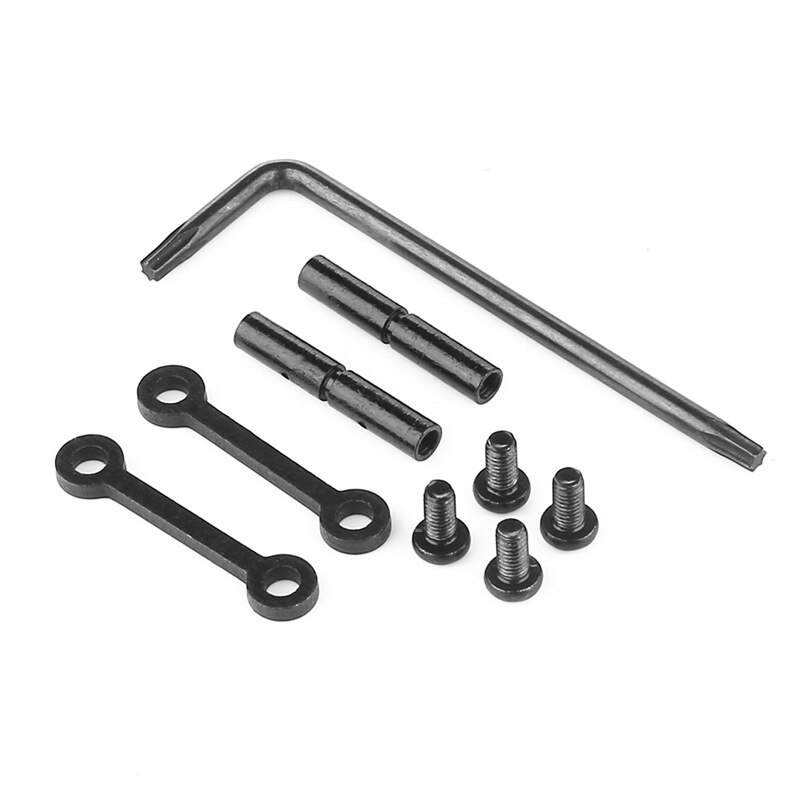 154″ AR15 Anti Walk Pin 2 Black Oxide Steel Side Plates All Steel Anti Walk Hammer Trigger Pins Tactical Rifle Accessories