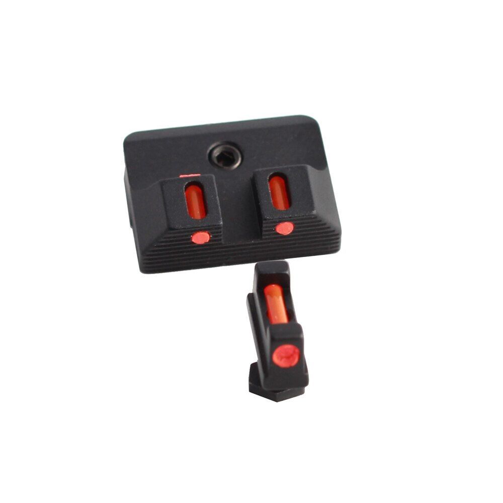 Fiber Optic Front and Rear Sight Handgun Glock Sights