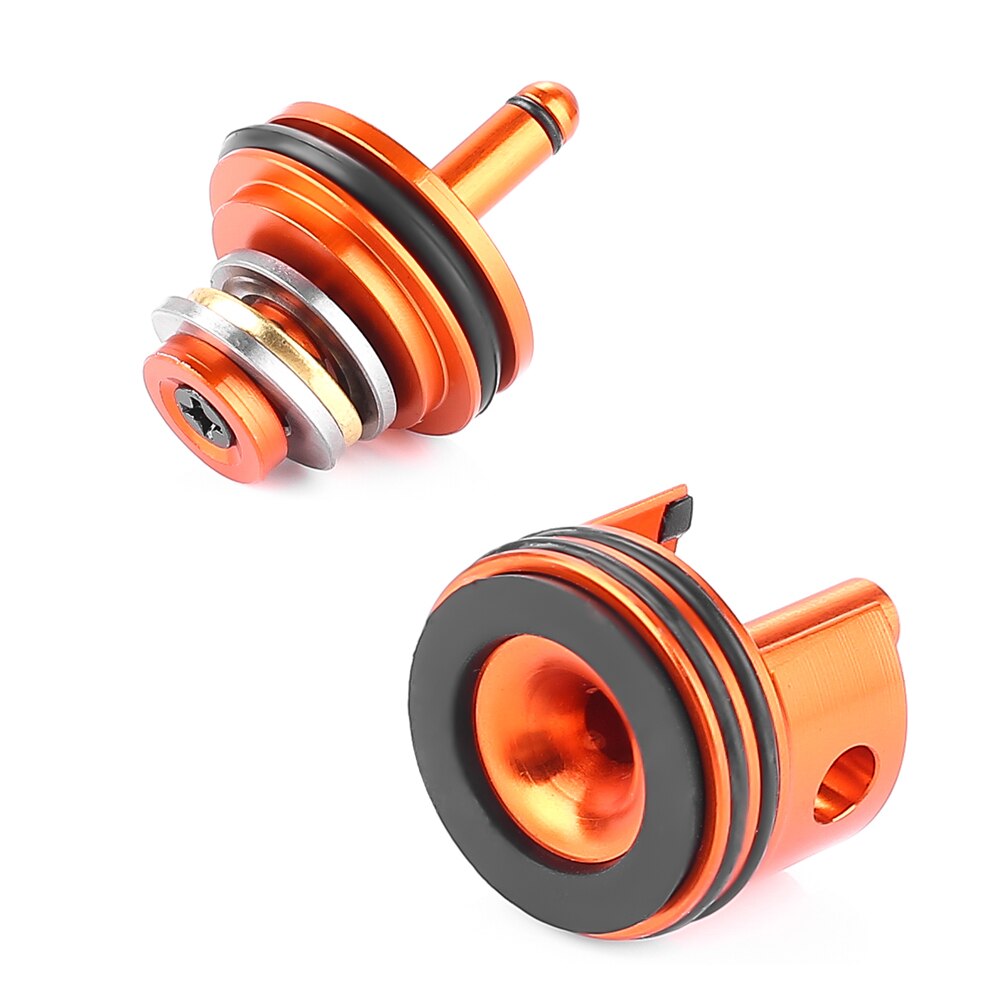 Silent Bearing Piston Cylinder Head for Airsoft AEG Ver.2/3 M4 M16 AK MP5 G3 M249 Gearboxes