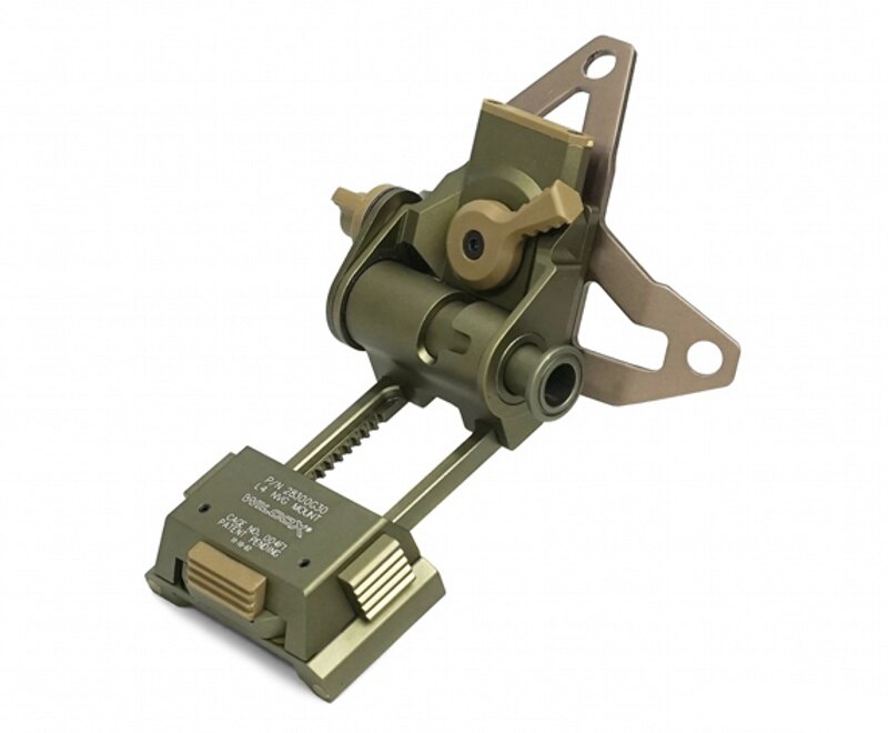 CQC Aluminum L4G30 NVG Mount Airsoft Tactical Helmet Shroud For Night Vision Goggle AN/PVS-7 14 15 18 21