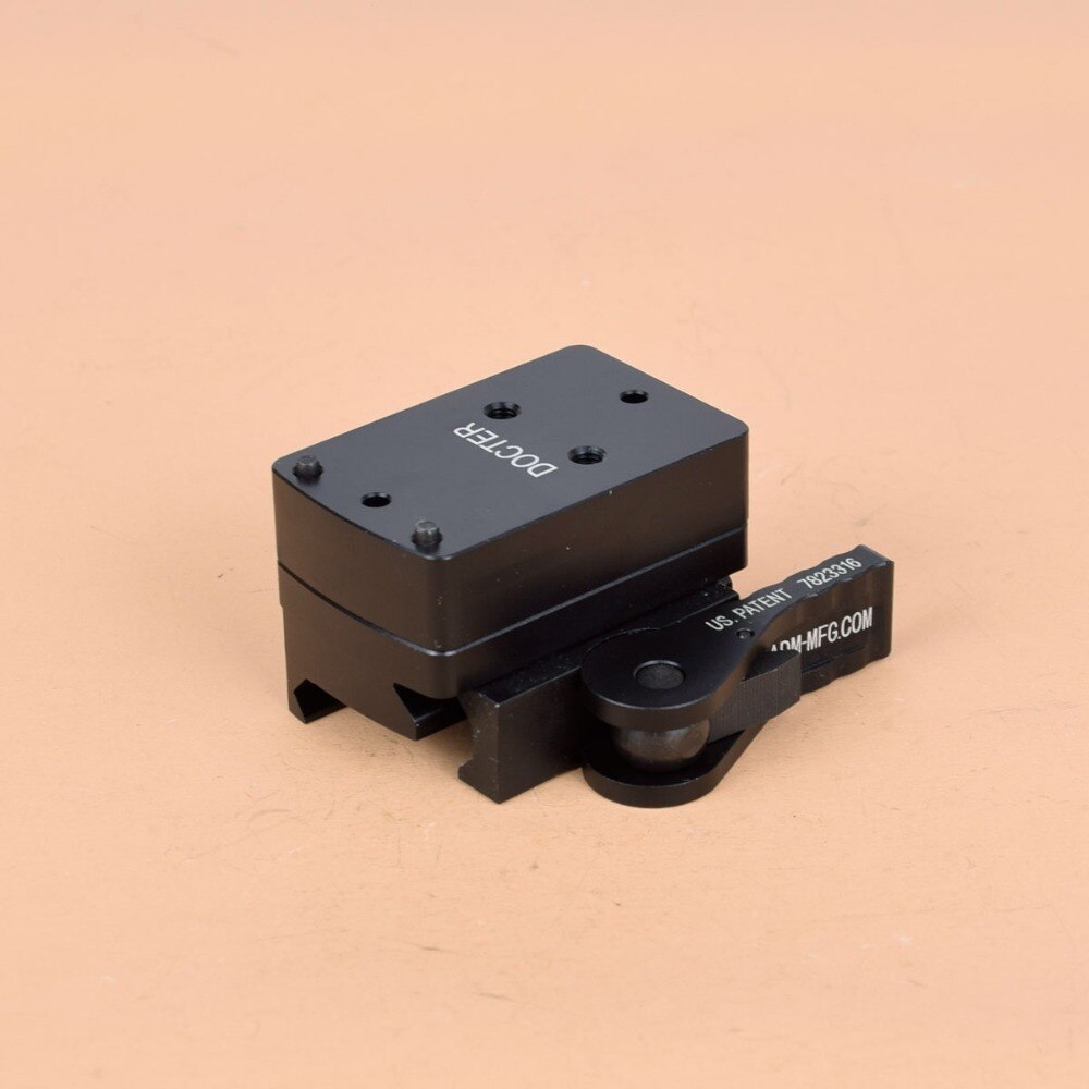 Docter Sight C III Mount Mini Red Dot Sight Mount Full Co-Witness Mount With QD Auto Lock fit 20 Weaver Picatinny Rail