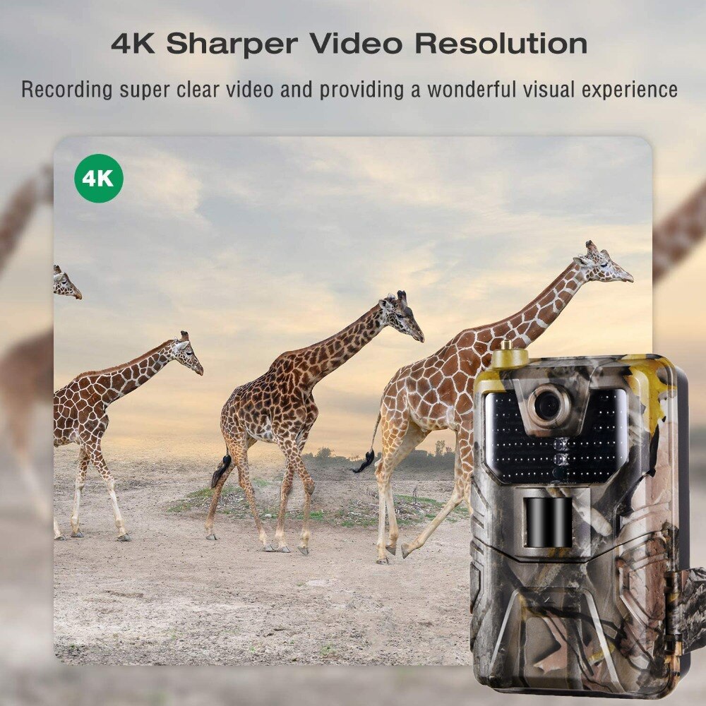 4K/2K Live Video APP Trail Camera Cloud Service 4G Cellular 30MP Live Stream Media Hunting Cameras Night Vision HC900PRO