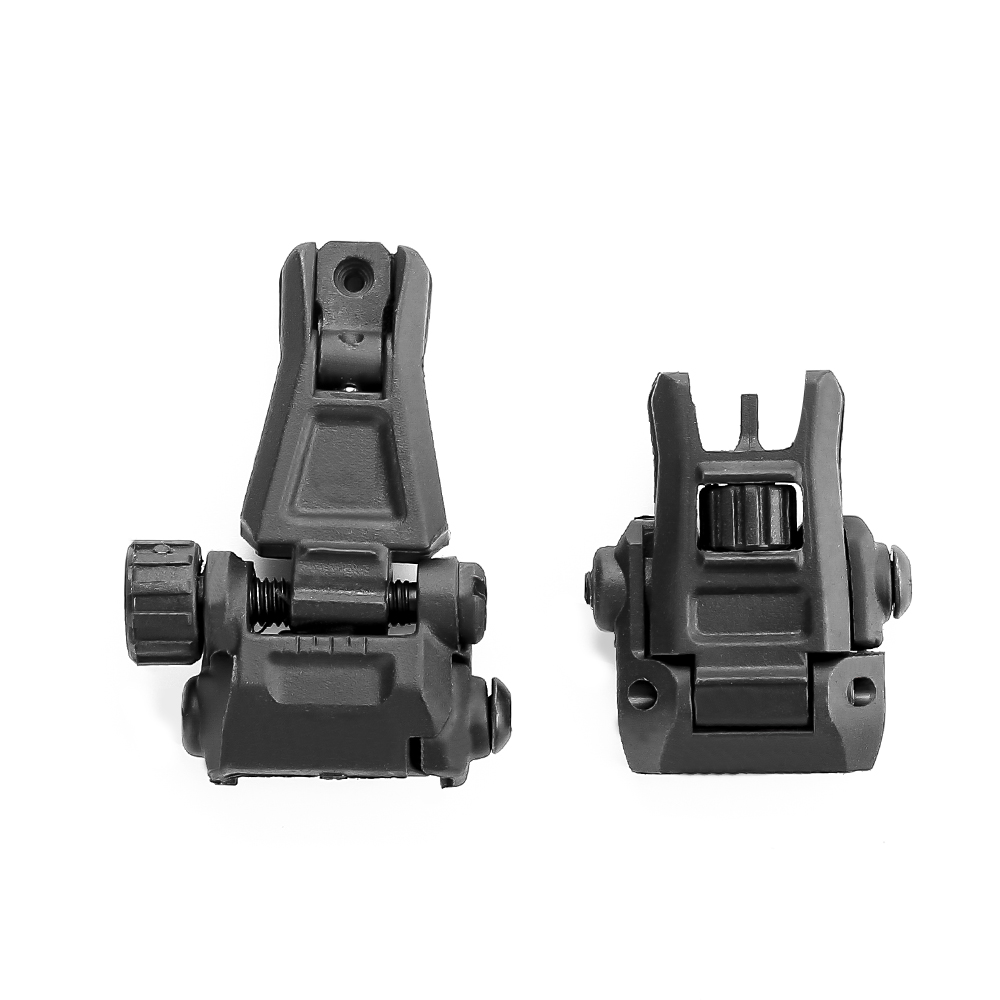 Nylon Polymer Tactical Gen3 Pro Front Rear Backup For AR15 Front Rear Sight flip up Rapid Transition Backup Sight for