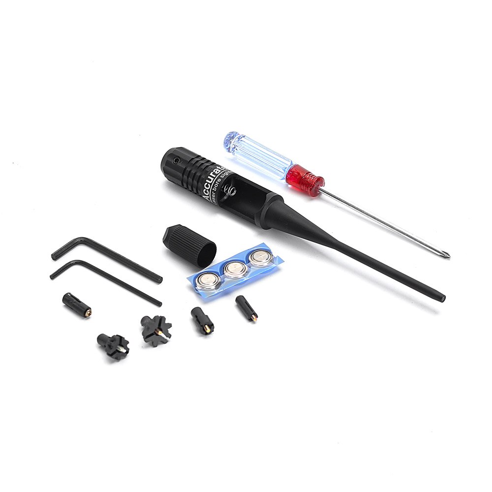 Hunting 650nm Riflescope Green Red Laser Bore sighter Kits for 0.22 – 0.50 five Caliber Rifle gun style collimator