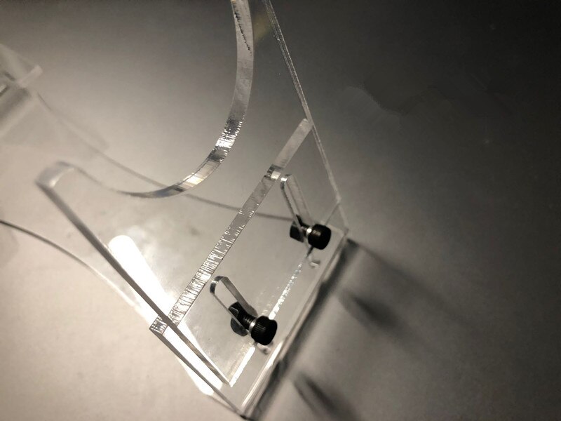 Airsoft Acrylic Kublai P1 Glock G17 G19 Stand Height Adjustable Rest Stand Paintball Support Showing stand Glock Accessory