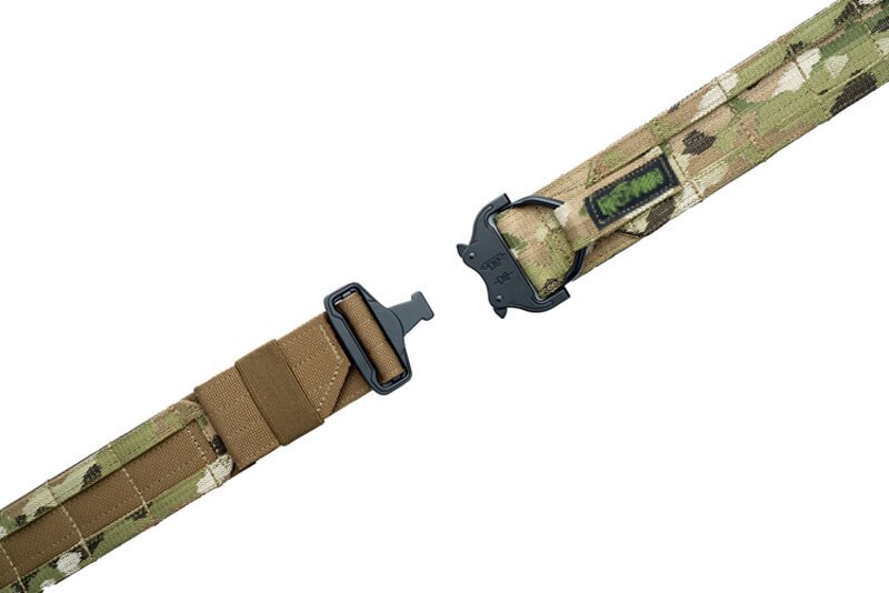 2 inch Black DRing Fighter Belt Tactical Molle Belt Multicam CS Outdoor