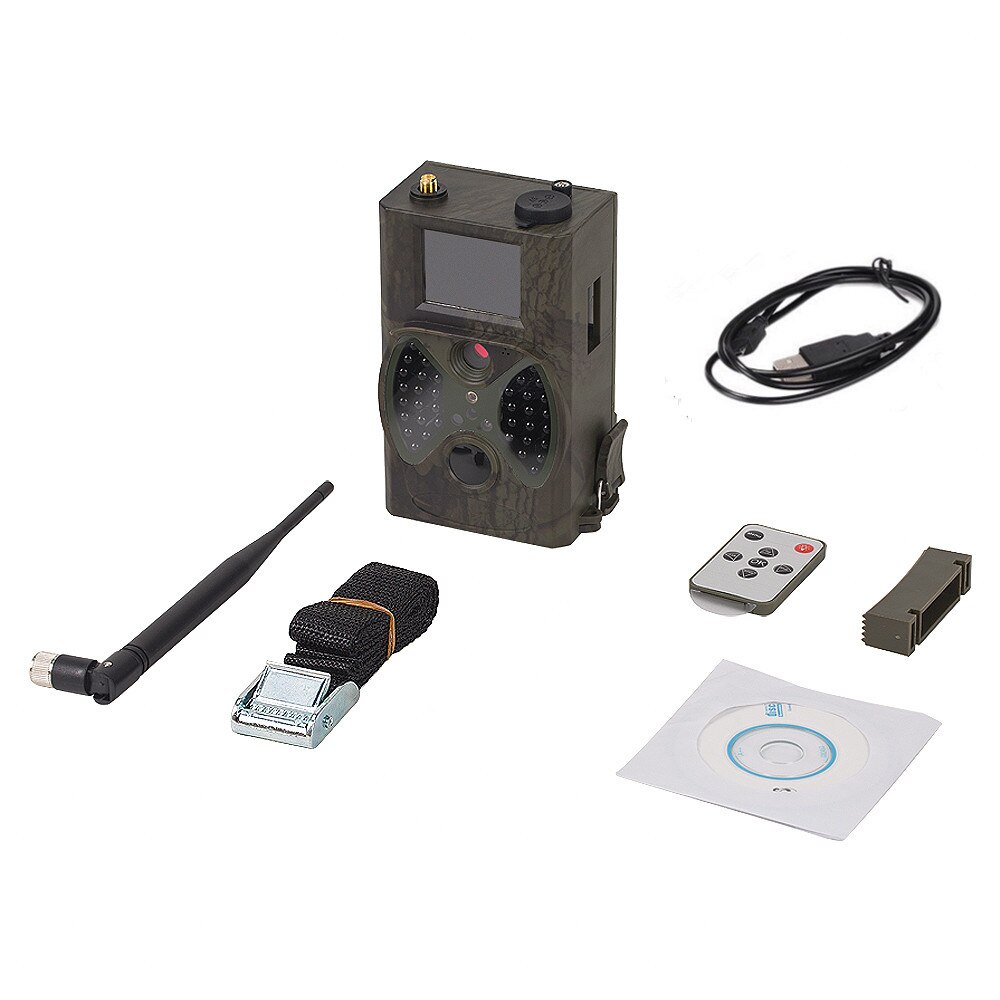 16MP 1080P Hunting Camera 2G MMS SMTP SMS Cellular Wireless Wildlife Trail Cameras HC300M Night Vision  Surveillance Wild Cams