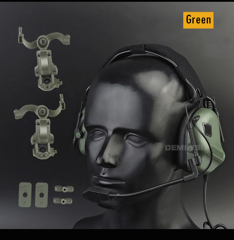 Shooting Noise Reduction Headset Airsoft CS Tactical Sound Pickup Communication Headsets Outdoor Hunting Sports Headphone