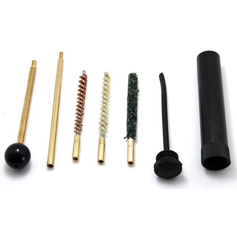 9mm/38/357 For Gun Cleaning Tool Kit W/Dauber Solvent Holder + Extension Brass Rod+Wool Brush+Brass Brush+Mop Brush