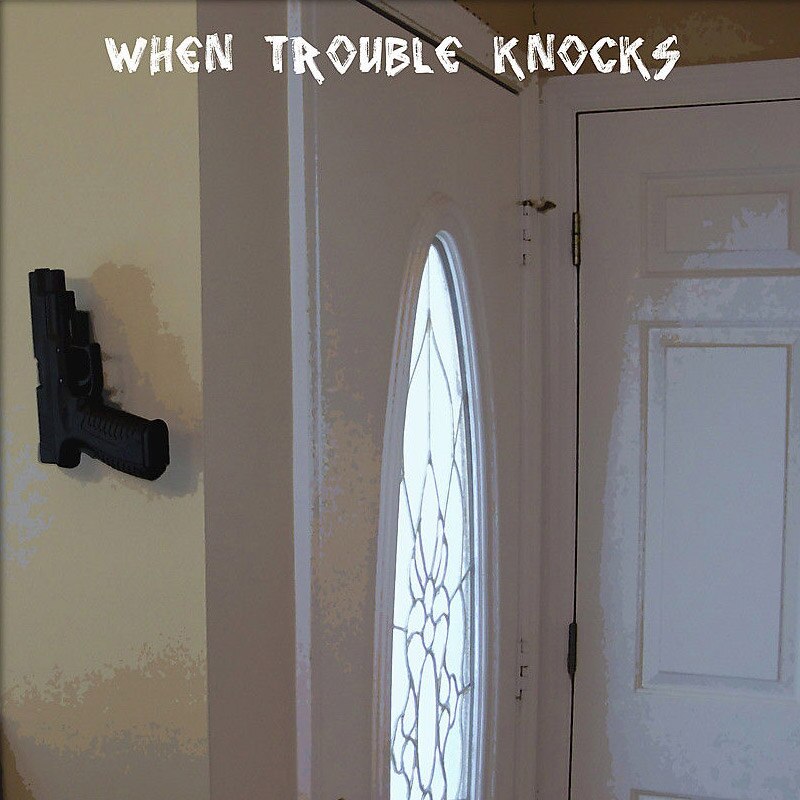 Gun Magnet Concealed Gun Holder 25LB Rating with Cap and Screws for Desk Bed Car