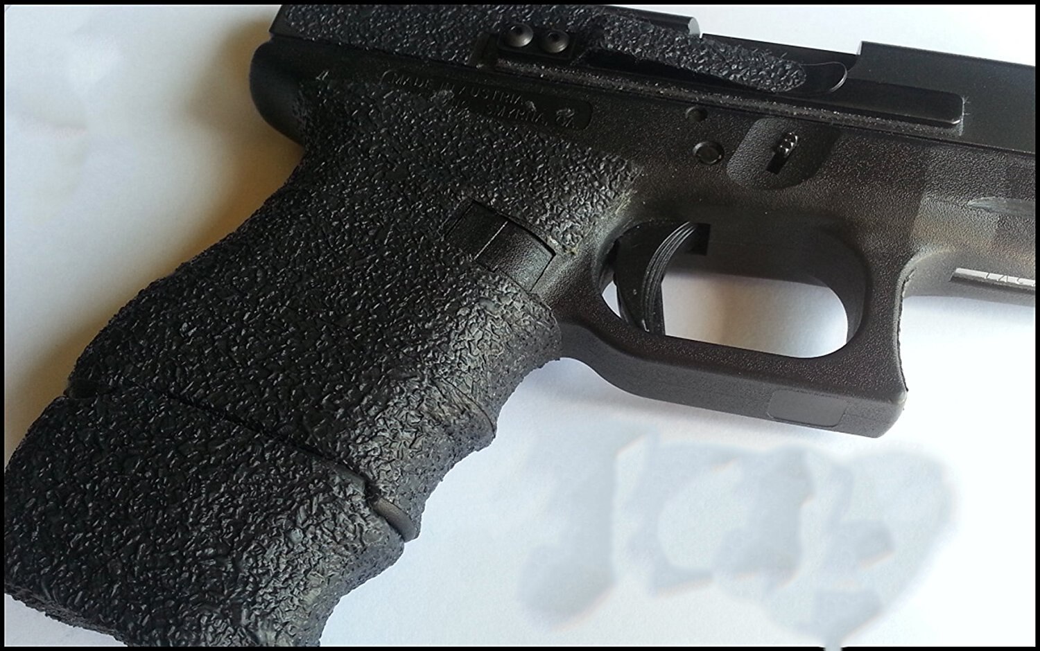 5x Grips Material Sheet Black Textured Rubber Grip Tape for Guns, Cell Phones, Cameras, Knives, Tools