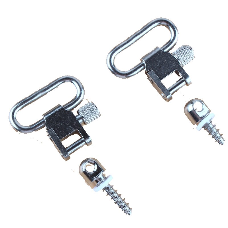 2Pcs/Lot Adapter Kit Type Black and silver Professional Quick Detachable Sling Swivel Hunting Accessories