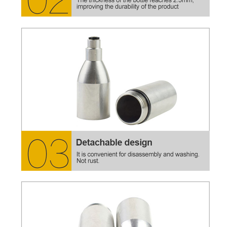 Rechargeable 12g 8PSI CO2 Cartridges Mini Refillable Reusable Cylinder