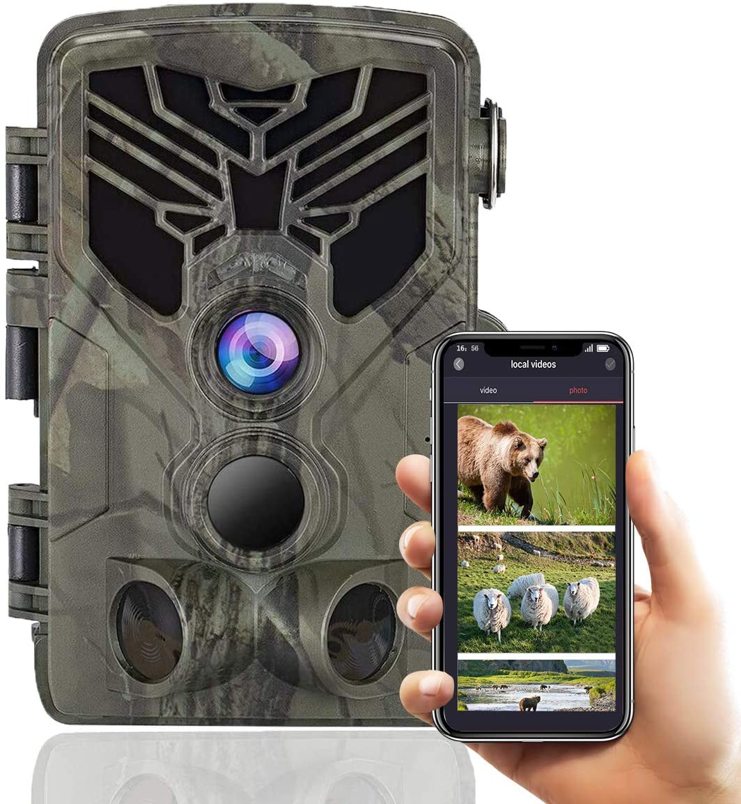 Live Show Trail Camera Wifi APP Bluetooth Control Live Stream Hunting Cameras WiFi830 24MP 1296P Night Vision Photo Traps
