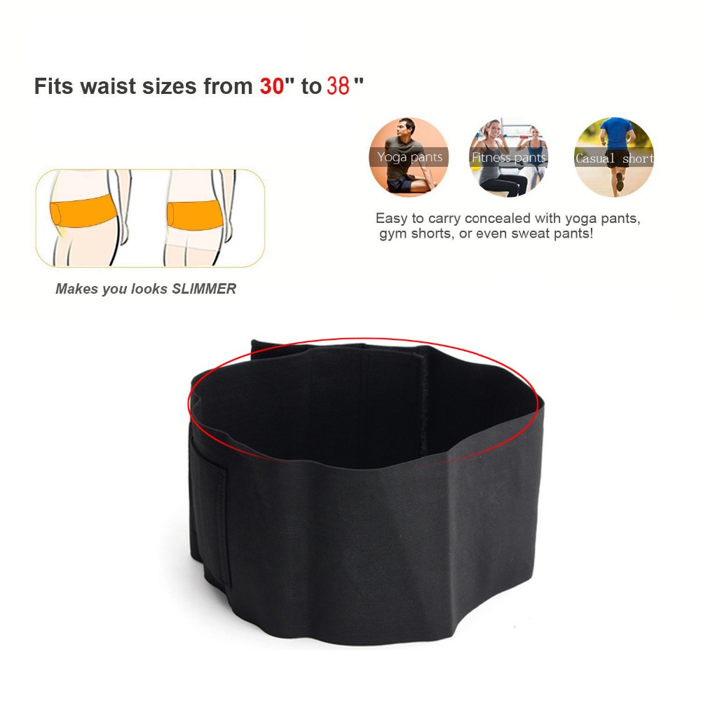 Belly Band Holster For Glock 17 19 23 Sig 226 1911 Waist Concealed Carry Gun Pistol Universal Adjustable Elastic Holster