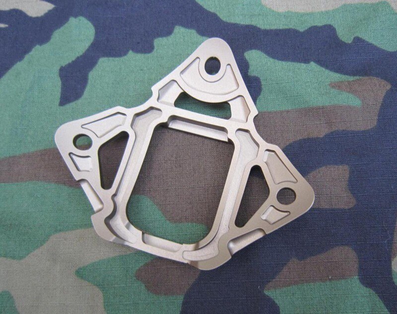 CQC Aluminum Airsoft Tactical Helmet VAS Shroud Skeleton Three-Hole NVG Mount Fast Mich Helmet Accessories