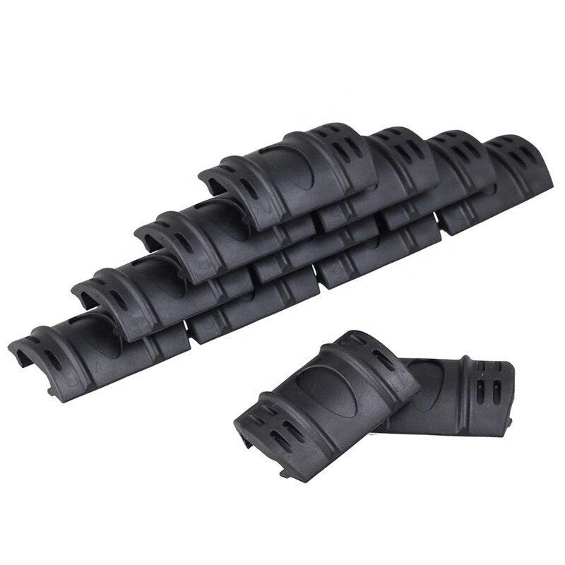 12 Pcs/Lot Tactical Picatinny Quad Rail Rubber Covers for Hunting Accessories